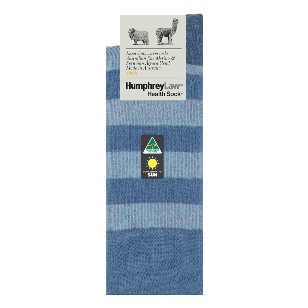 Humphrey Law Alpaca & Merino Stripe Socks
