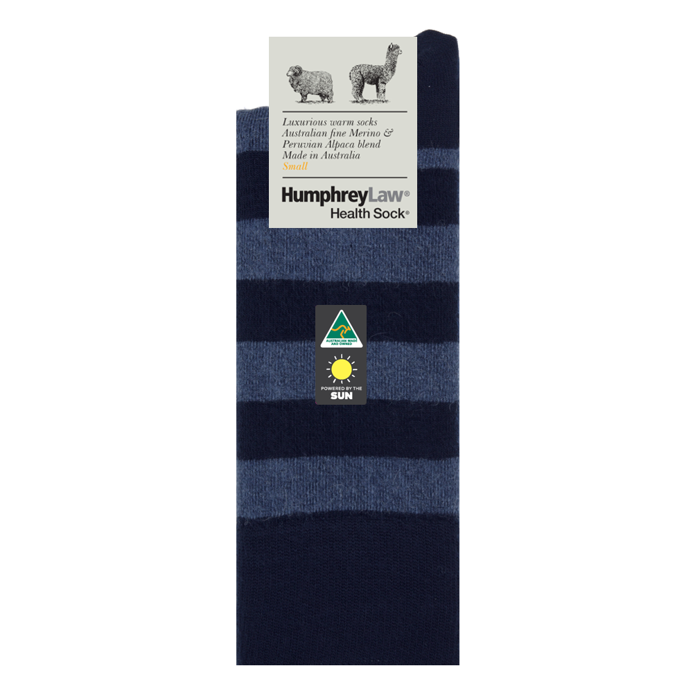 Humphrey Law Alpaca & Merino Stripe Socks