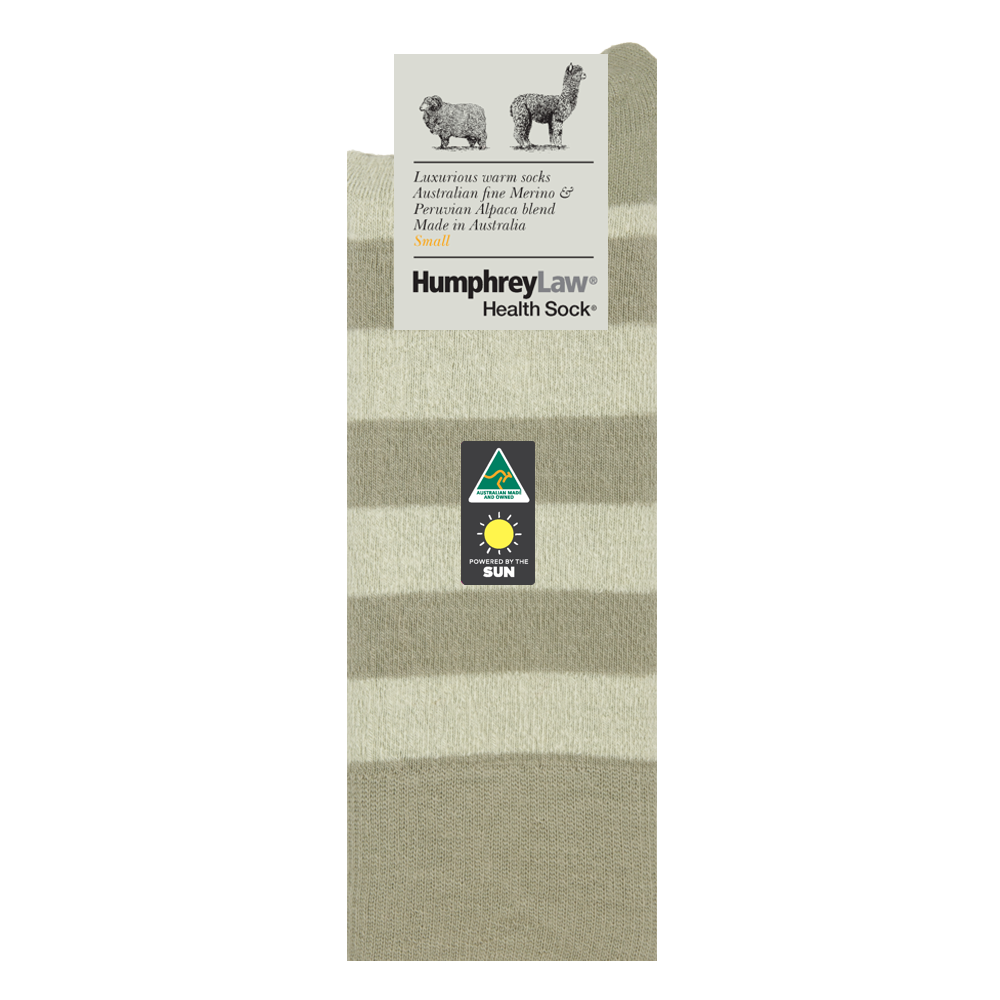 Humphrey Law Alpaca & Merino Stripe Socks