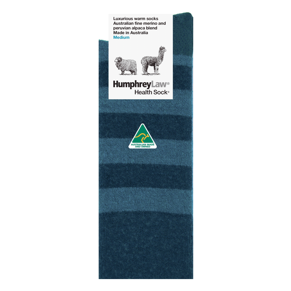 Humphrey Law Alpaca & Merino Stripe Socks