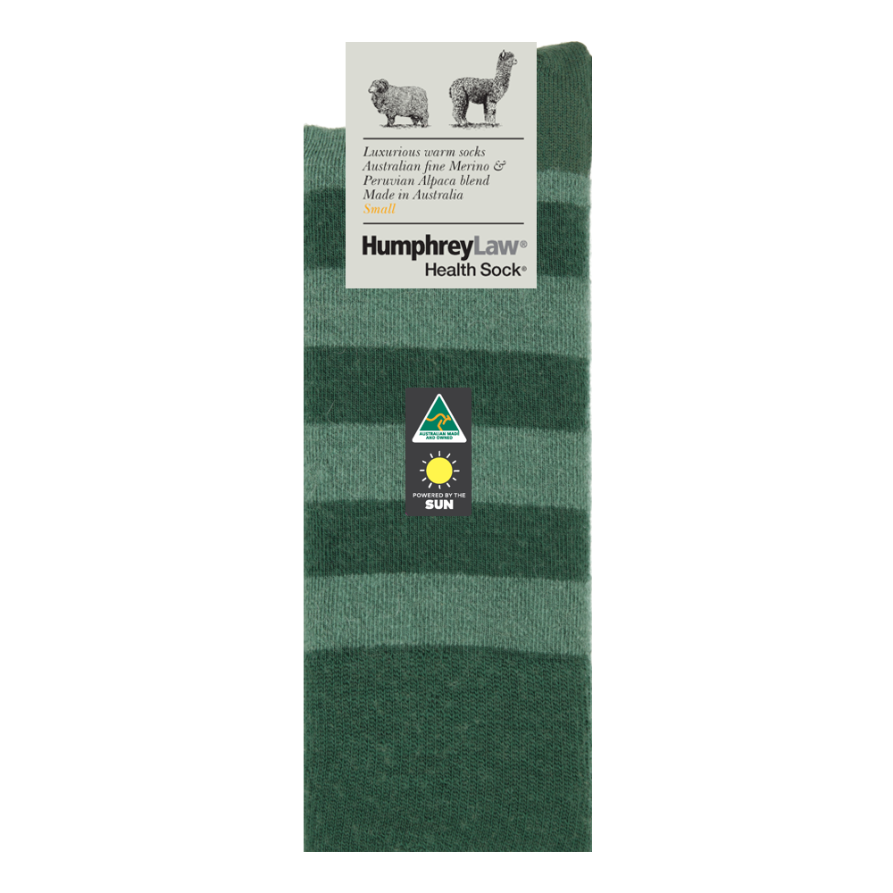 Humphrey Law Alpaca & Merino Stripe Socks