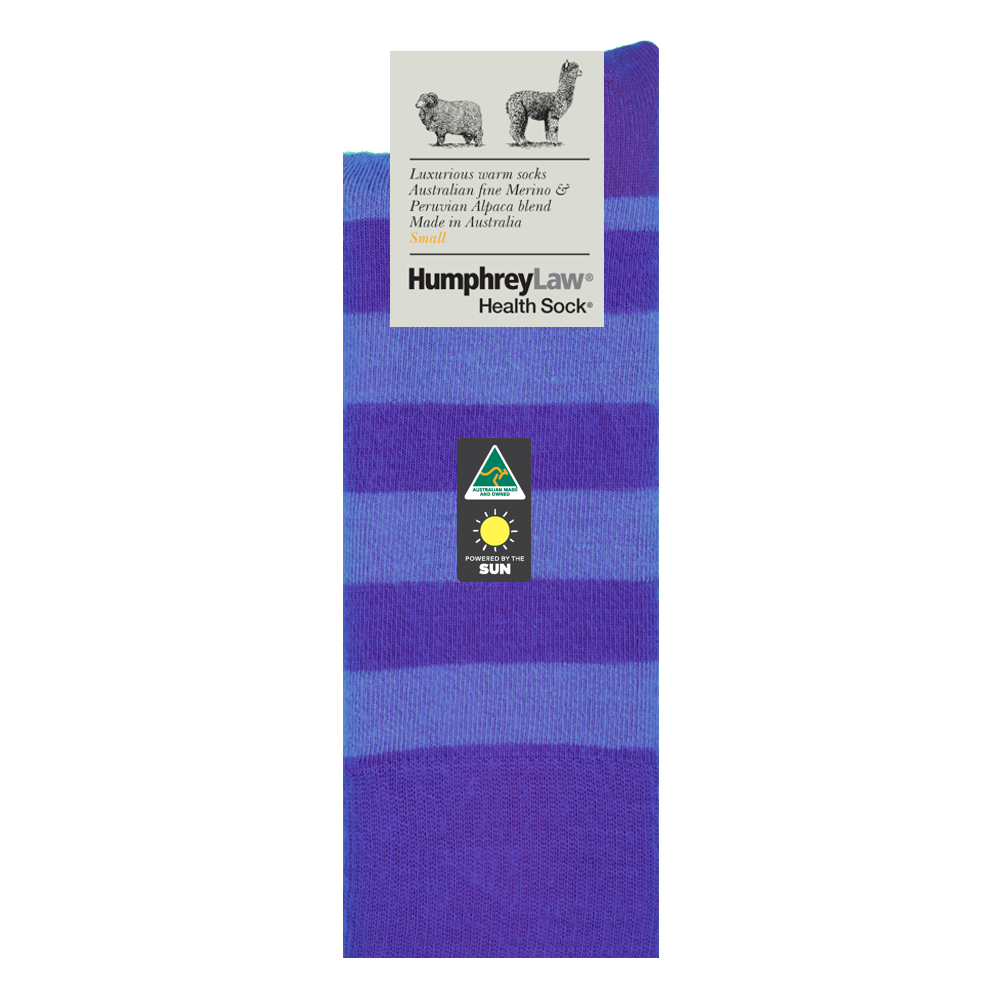 Humphrey Law Alpaca & Merino Stripe Socks