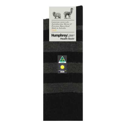 Humphrey Law Alpaca & Merino Stripe Socks
