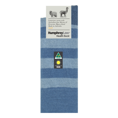 Humphrey Law Alpaca & Merino Stripe Socks