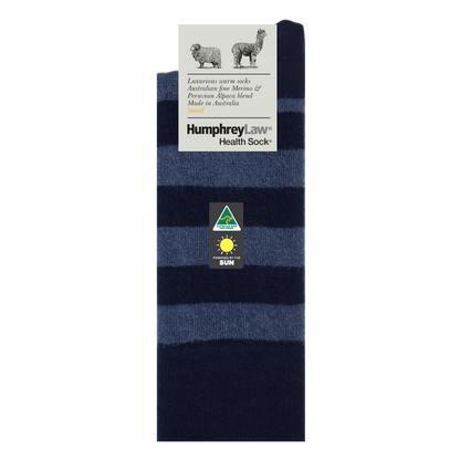 Humphrey Law Alpaca & Merino Stripe Socks