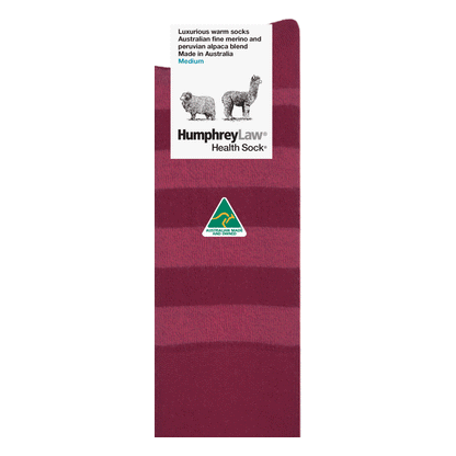 Humphrey Law Alpaca & Merino Stripe Socks
