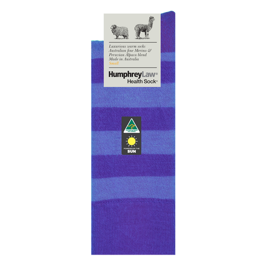 Humphrey Law Alpaca & Merino Stripe Socks